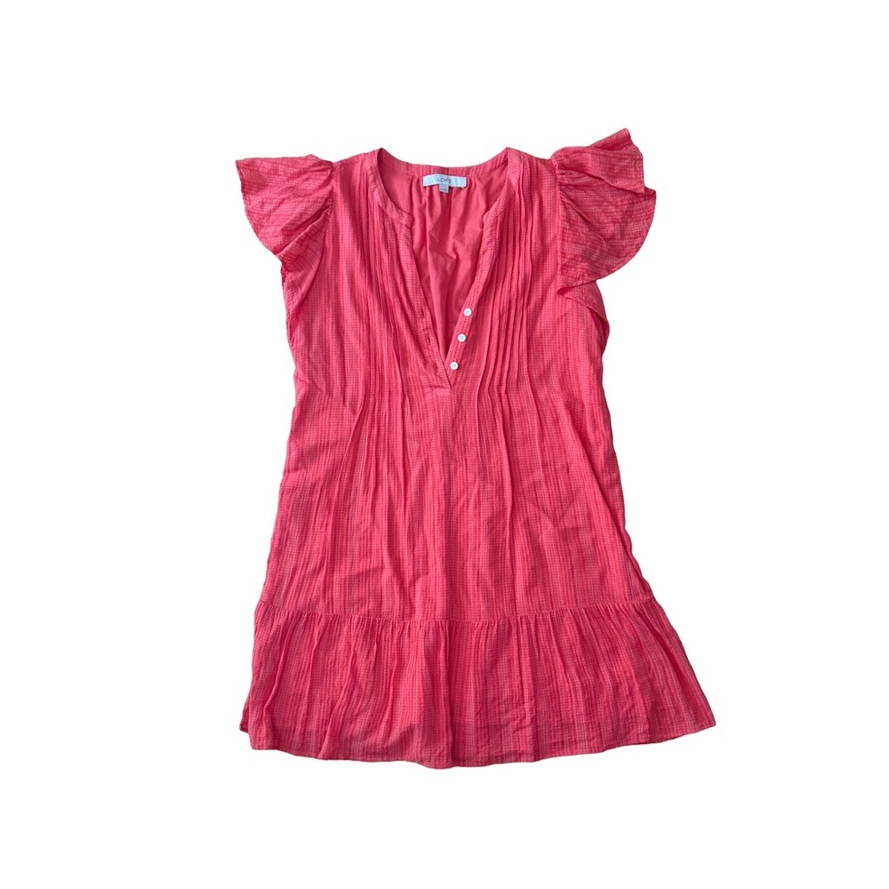 LOFT Hot Pink Flutter Sleeve Women’s Dress (Size M)